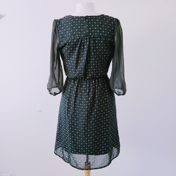 Maurices Green Patterned Dress Size Small - Picture 3 of 5